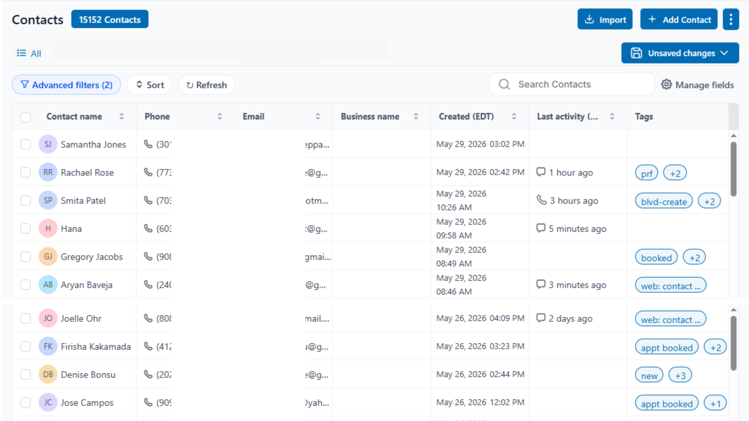 15K+ Contacts