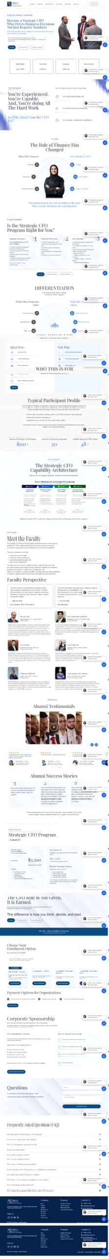CFO Leadership Institute Website